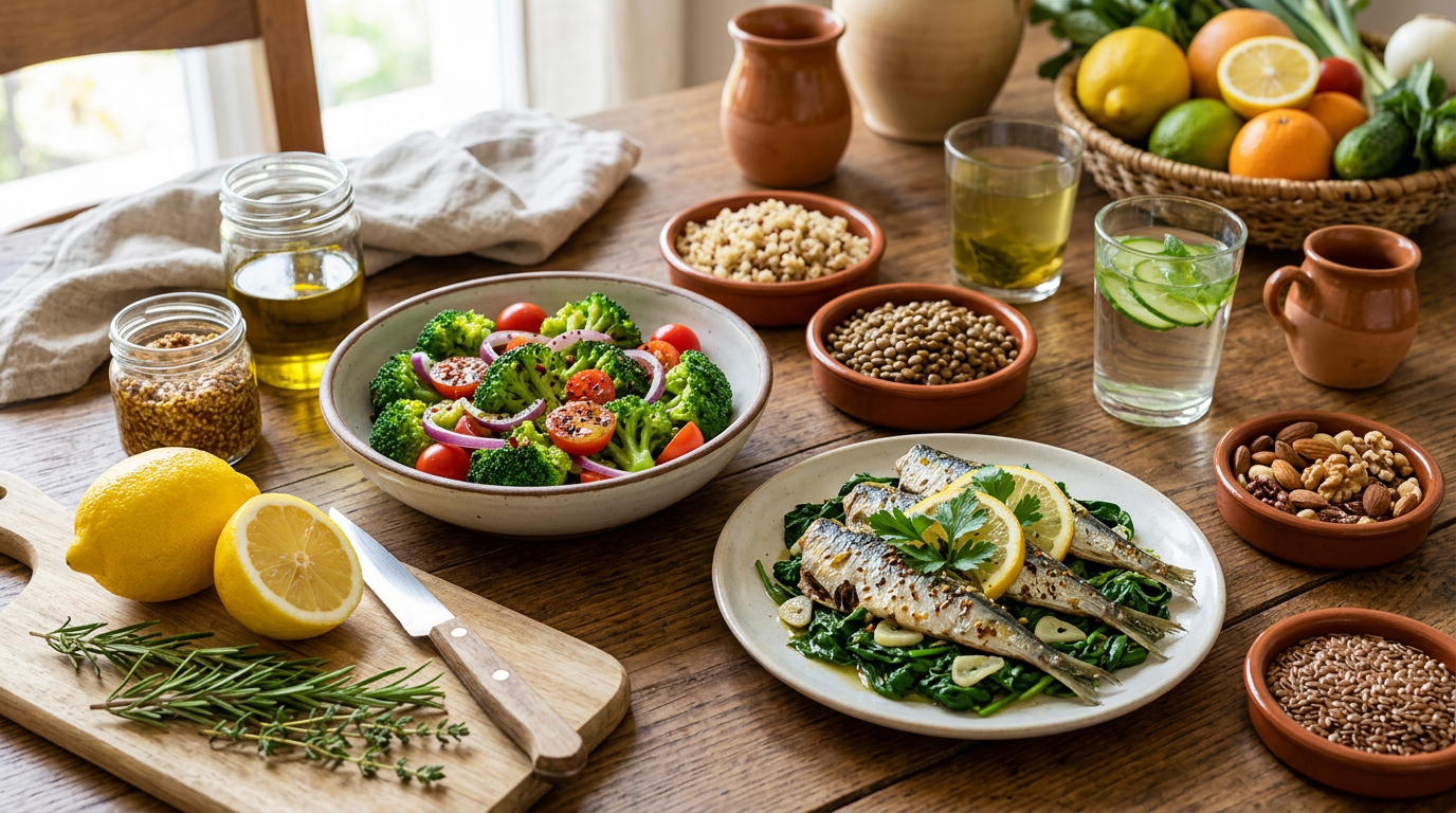 Ciotola di quinoa con verdure fresche miste e legumi, simbolo di un'alimentazione sana.
