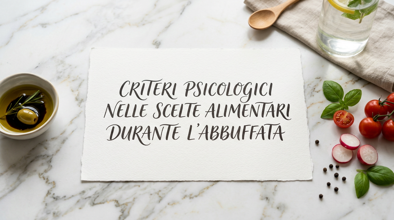 Donna seduta al tavolo con la testa tra le mani, circondata da pacchetti di cibo spazzatura e dolci, in un'espressione di disagio e solitudine.