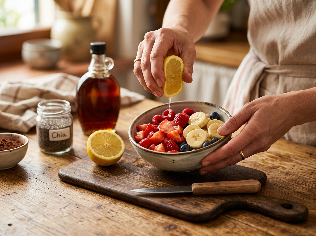 Passaggio 4: Prepara la frutta fresca