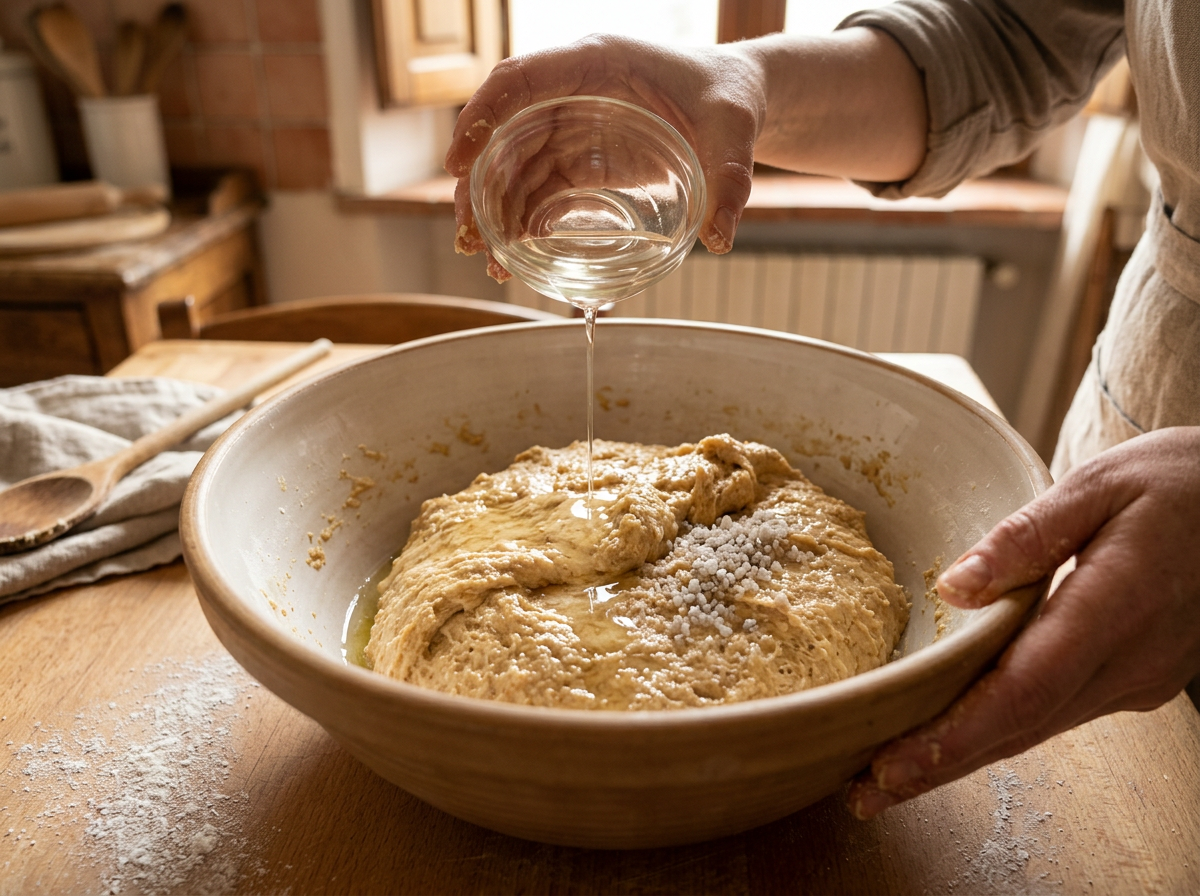 Passaggio 3: Incorporazione dell'olio di cocco e del sale