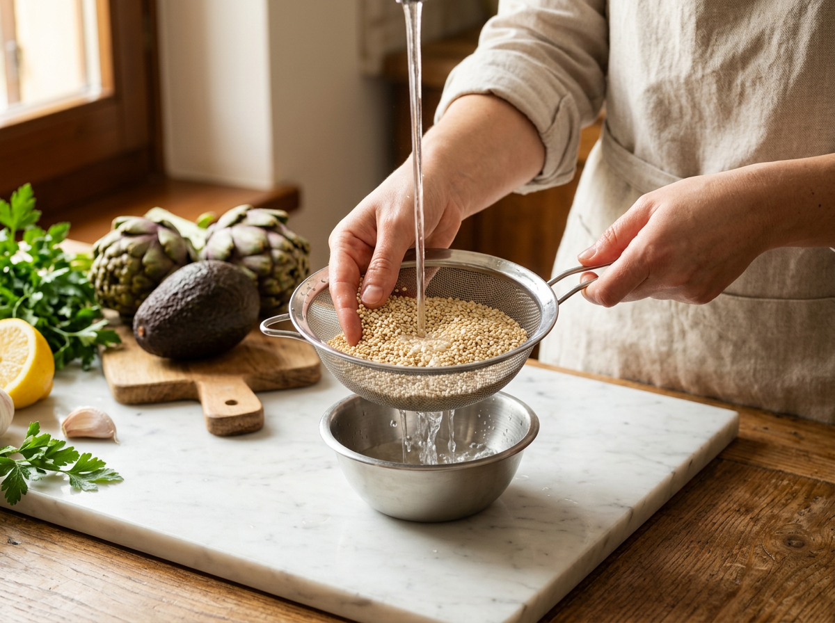 Passaggio 1: Prepara la Quinoa Biologica per la Cottura