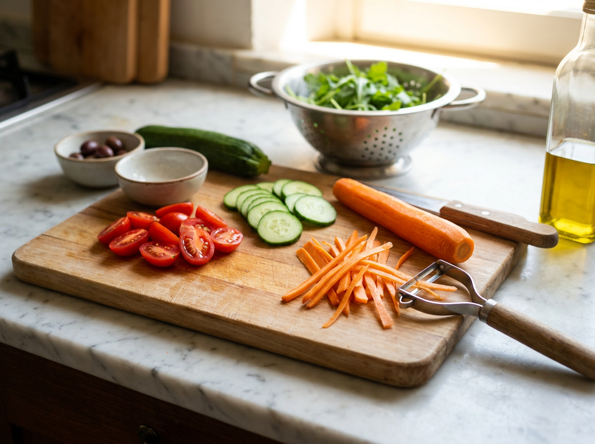 Passaggio 3: Step 3: Preparazione delle Verdure Fresche