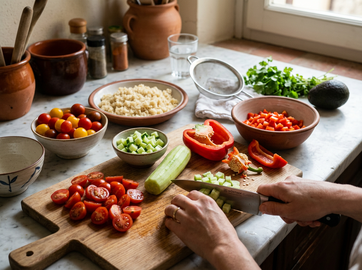 Passaggio 3: Preparazione delle Verdure Fresche