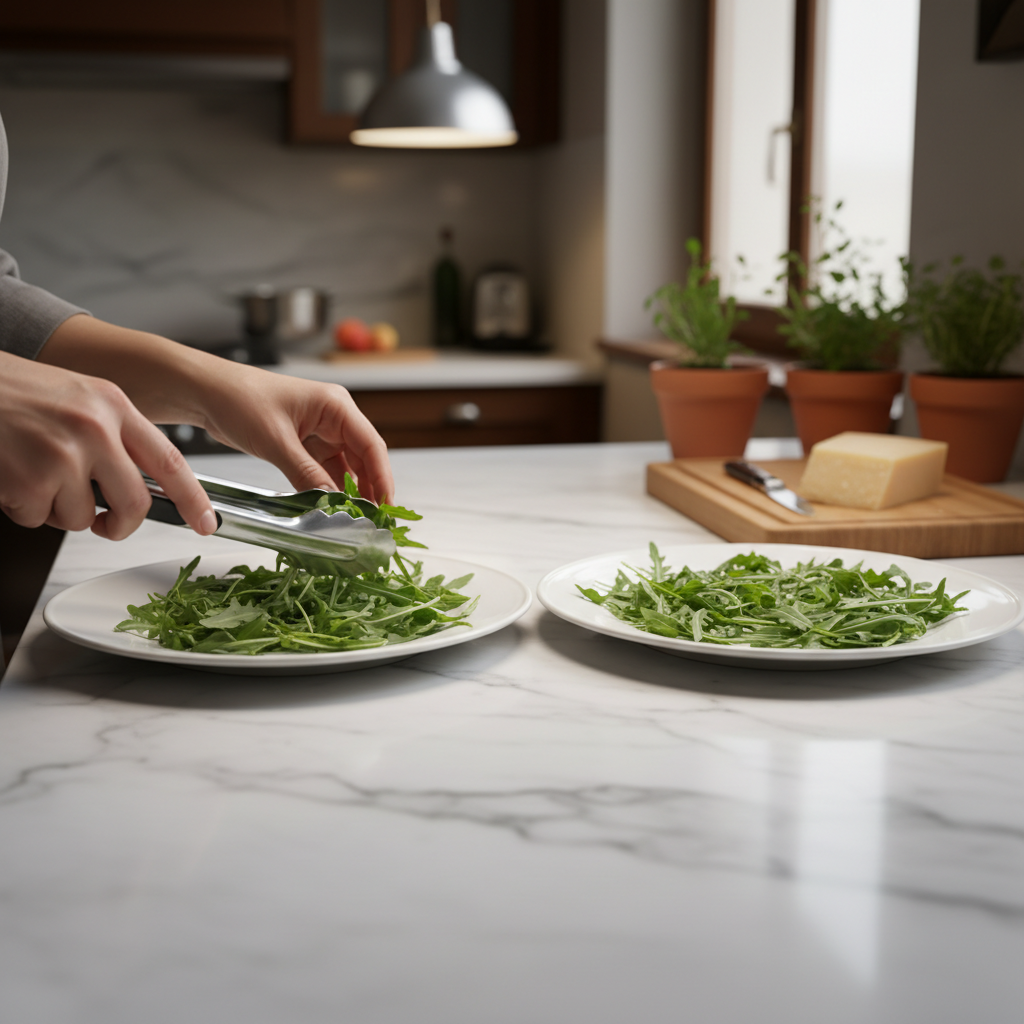 Passaggio 2: Impiatta la Base di Rucola