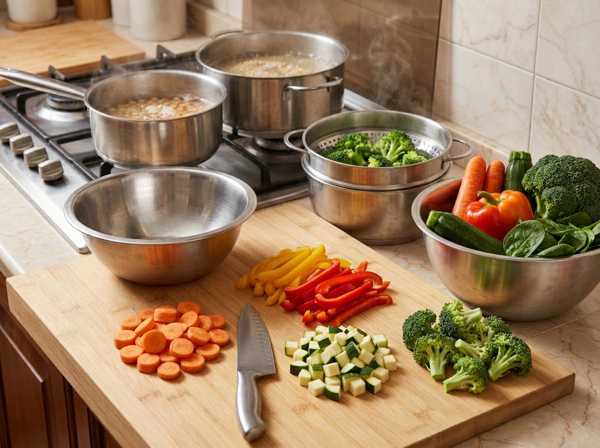 Passaggio 3: Preparazione delle Verdure