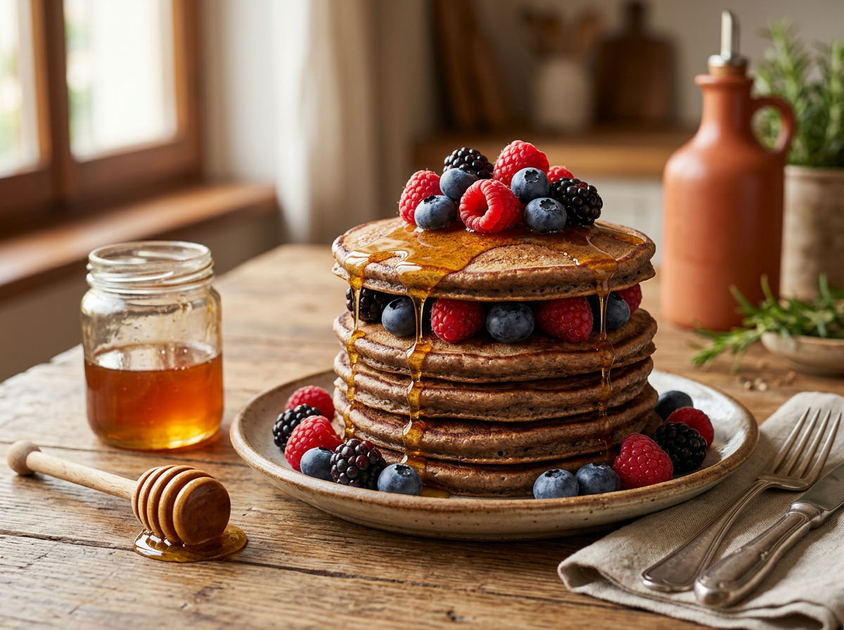 Passaggio 8: Servi i Pancake con Gusto e Benessere