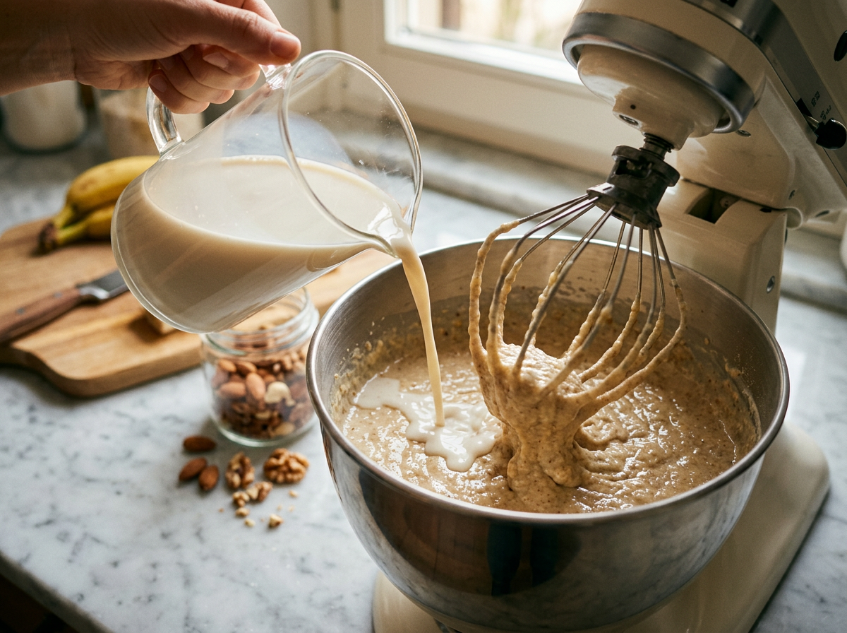 Passaggio 3: Aggiungi il Latte Vegetale Gradualmente