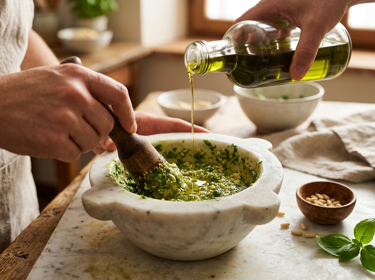 Passaggio 4: Aggiunta dell'Olio Extravergine d'Oliva