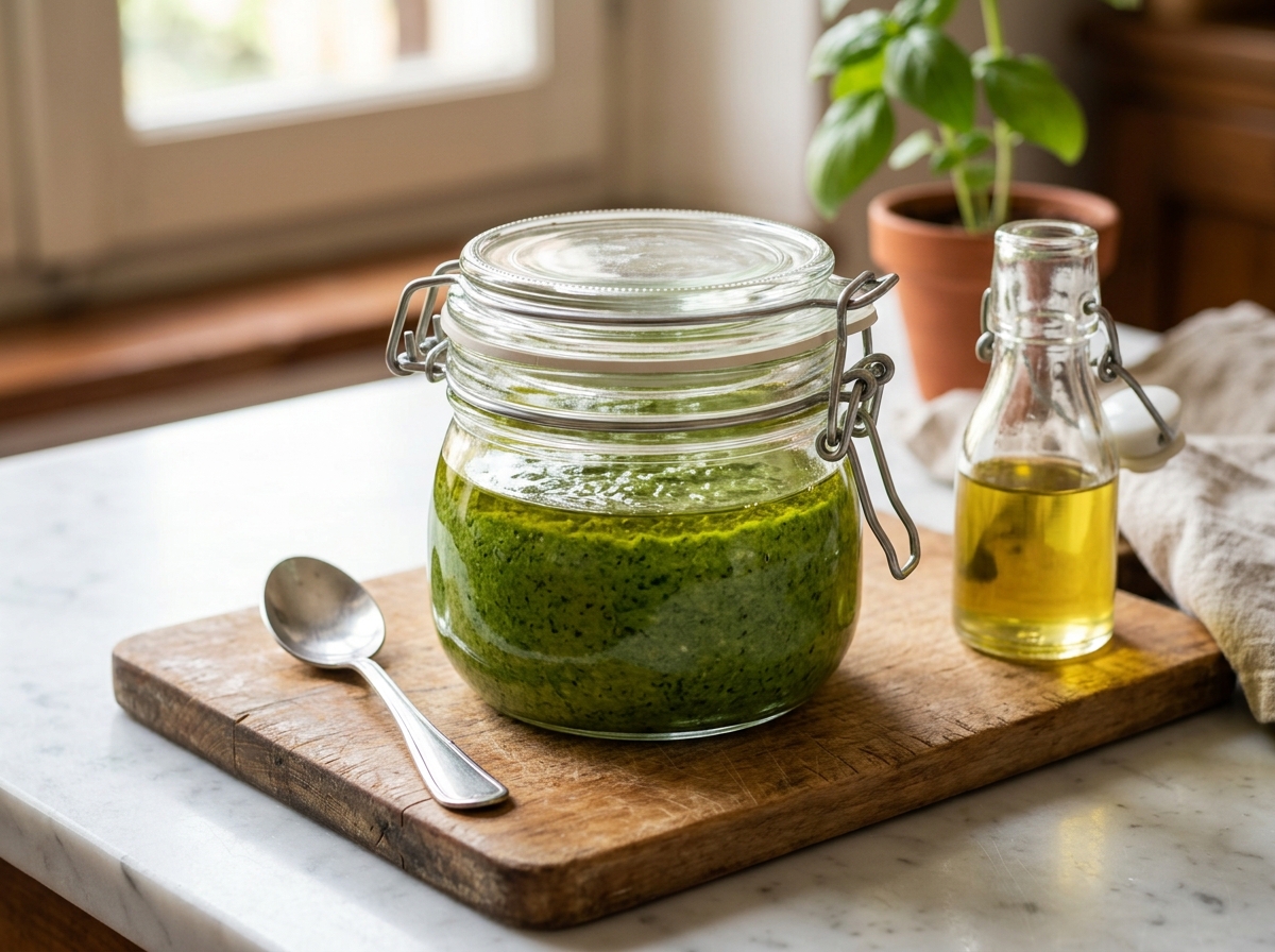 Passaggio 6: Conservazione del Pesto Fatto in Casa