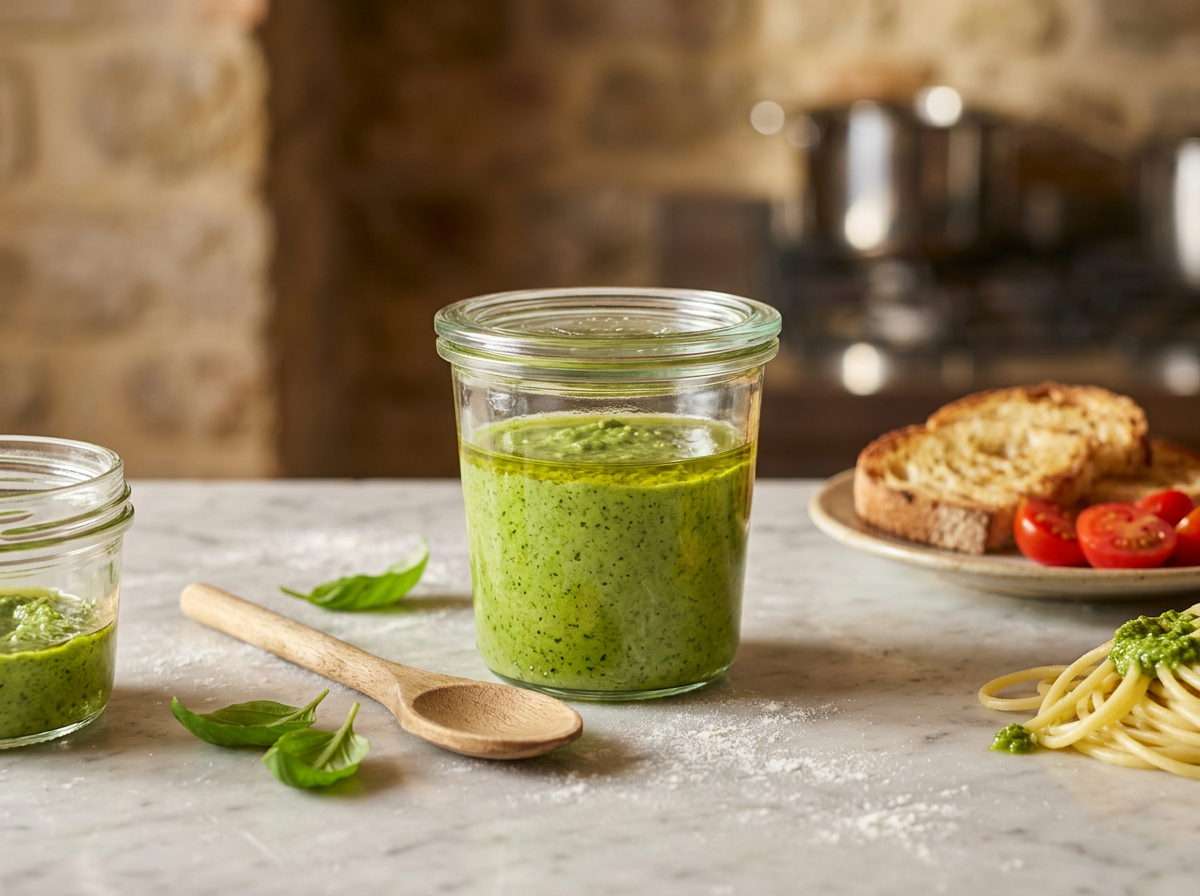 Passaggio 8: Conservazione e Consumo del Pesto