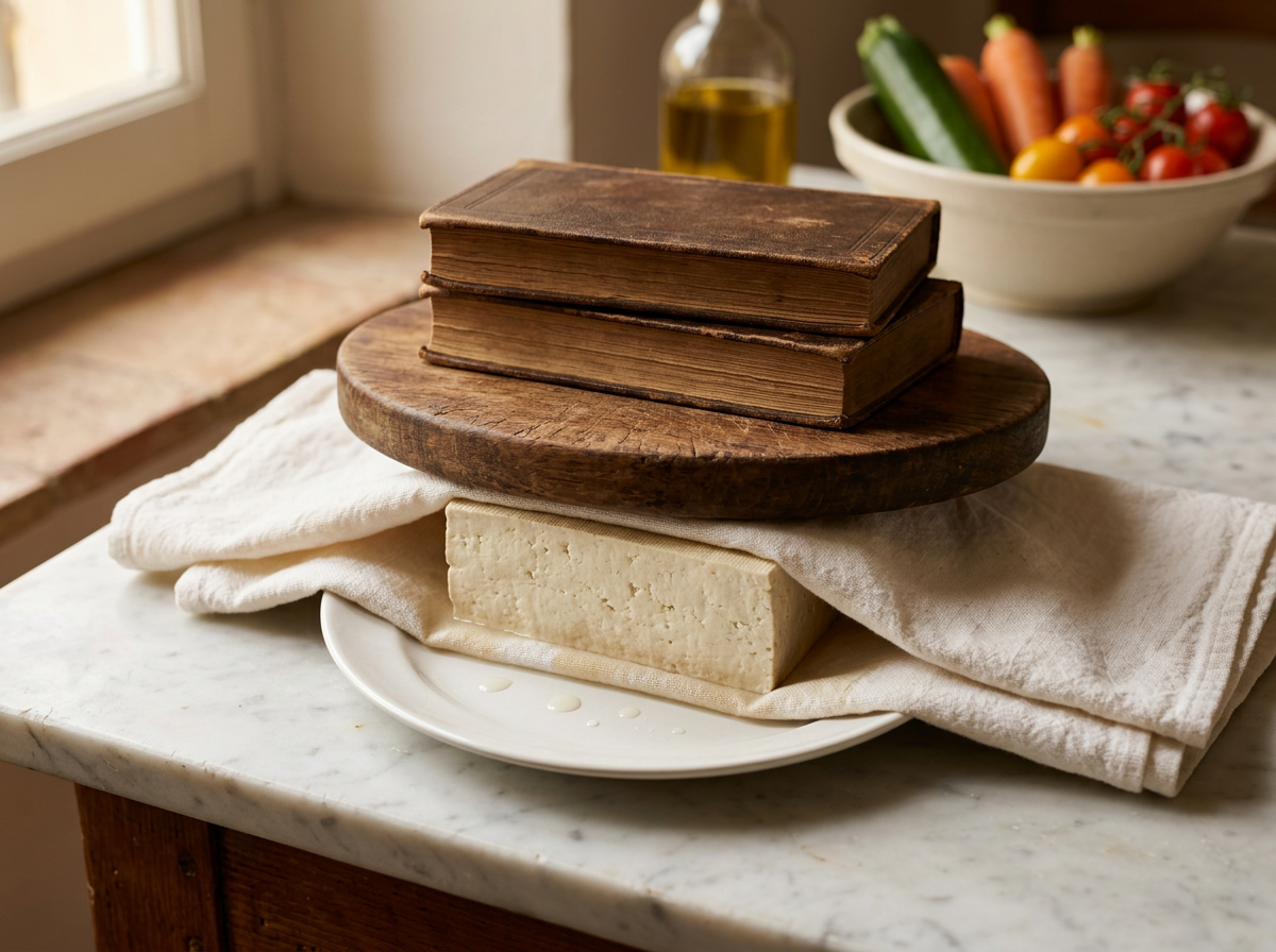 Passaggio 1: Pressatura del Tofu