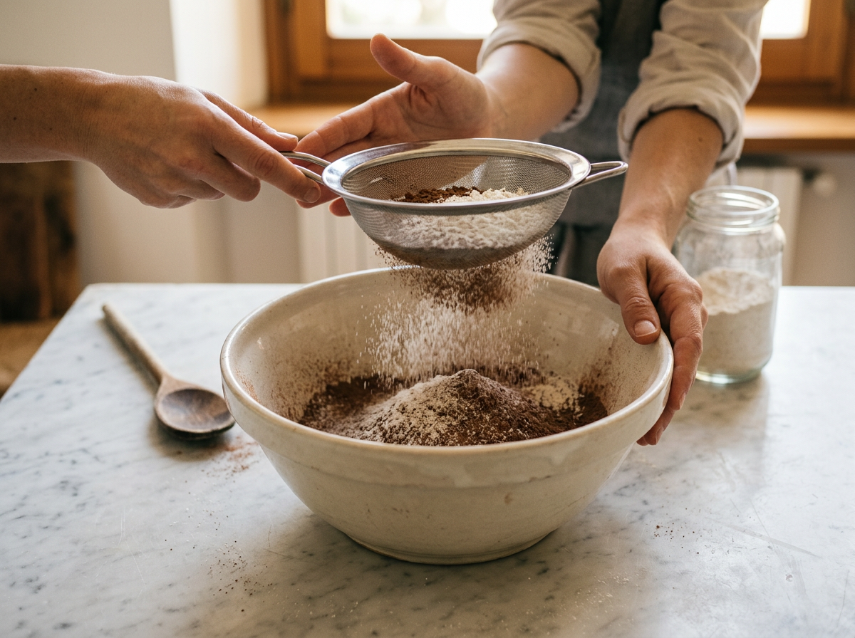 Passaggio 2: Miscelazione degli Ingredienti Secchi