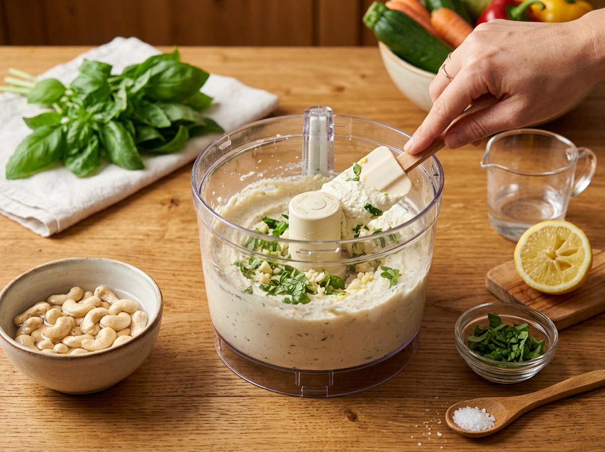 Passaggio 3: Prepara la ricotta vegetale aromatica