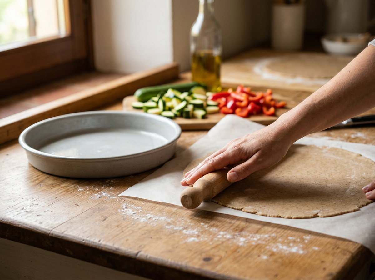 Passaggio 4: Fodera la teglia con la pasta brisée