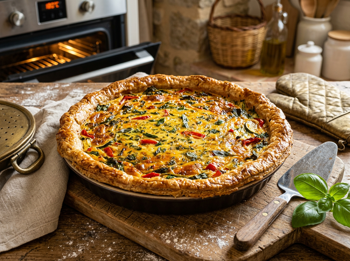 Passaggio 6: Cuoci la torta salata fino a doratura perfetta