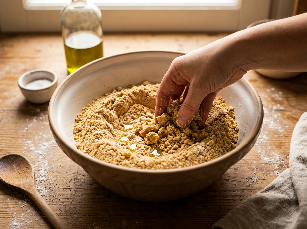 Passaggio 1: Preparazione della Pasta Brisée al Kamut