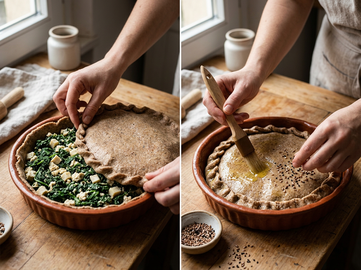 Passaggio 5: Chiudi e decora la torta salata