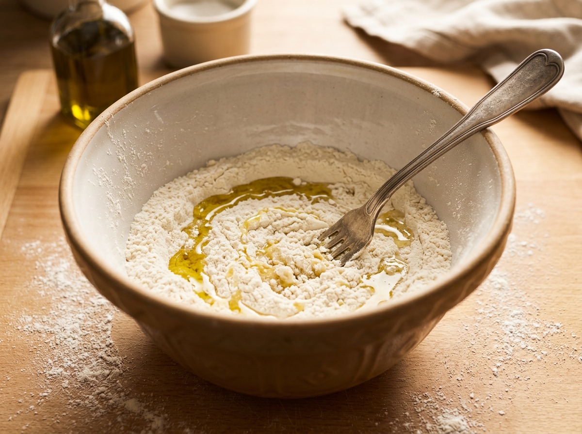 Passaggio 1: Prepara la base: Pasta brisée vegana