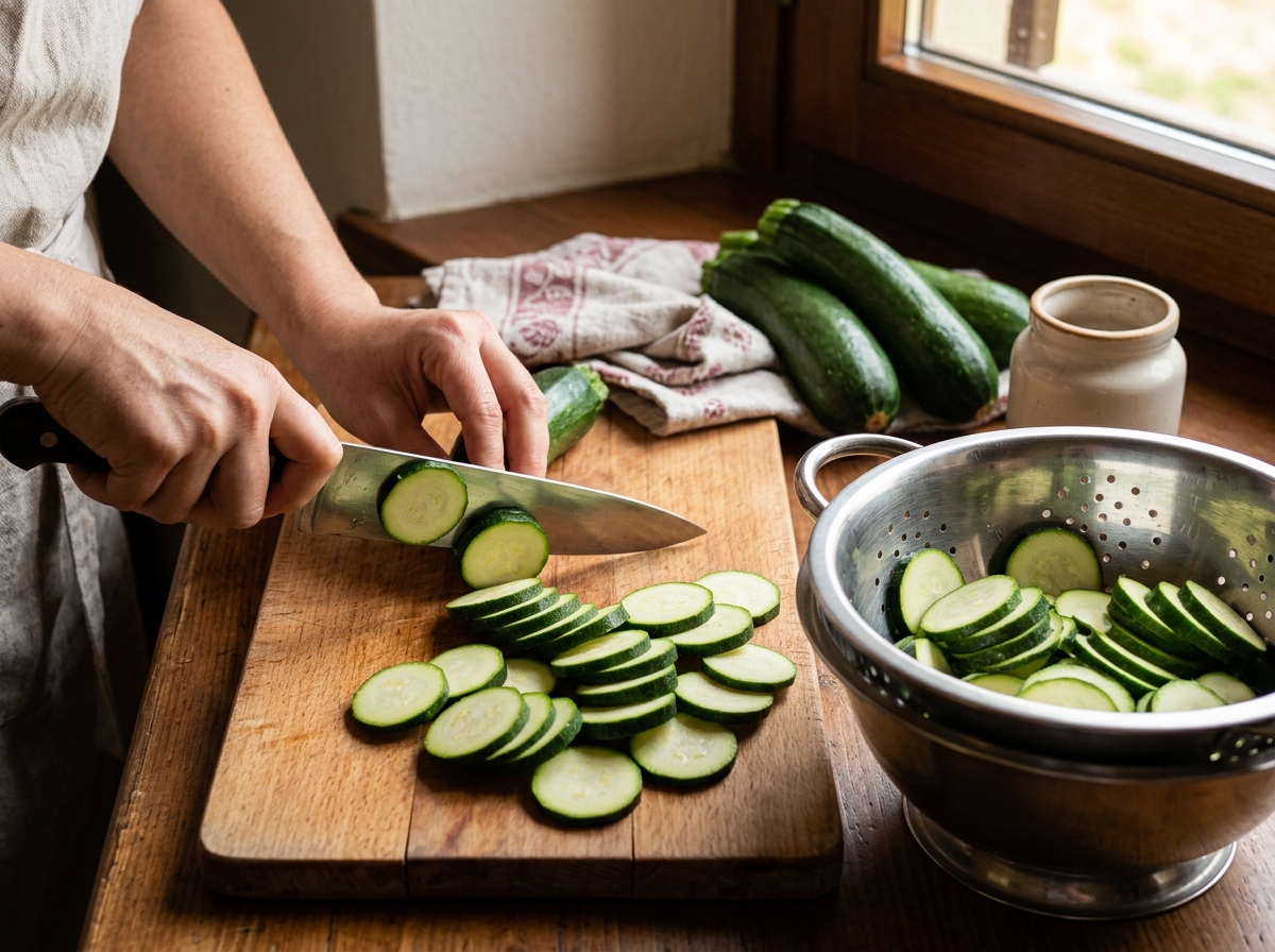 Passaggio 2: Prepara le Zucchine: Lavaggio e Taglio